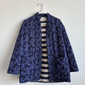 MANGO - Printed Quilted Jacket, S